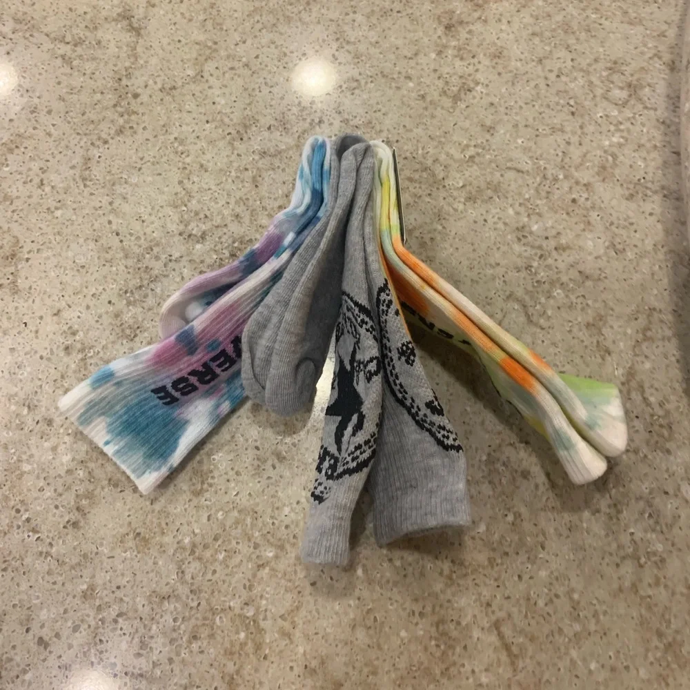 NWT Converse Tie-Dye Socks Size 7C-10C